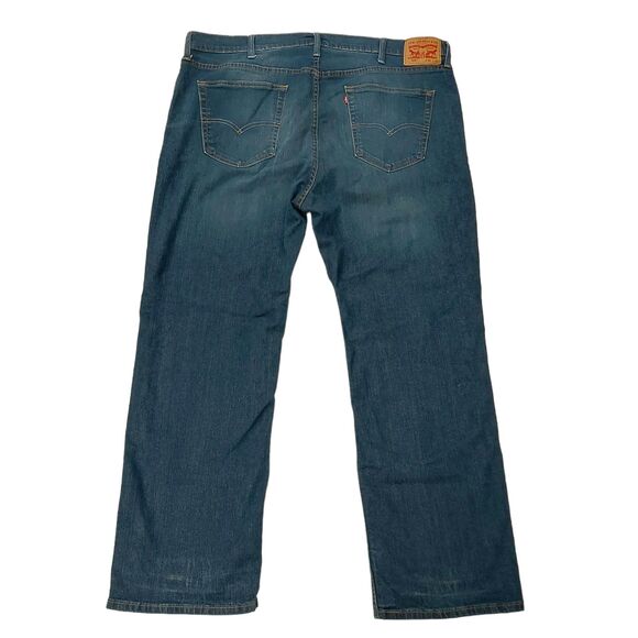 Levi's 559 Jeans Mens 44x31 Blue Stretch Straight Leg Dark Wash American Denim - Picture 5 of 12